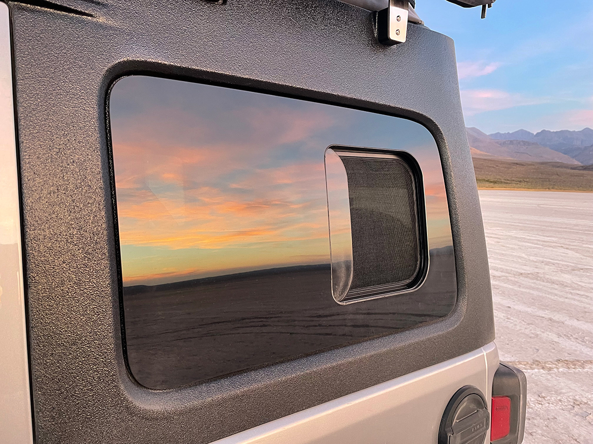 Close up show of slider window
